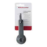KitchenAid Set Of 5 Measuring Spoons - Charcoal Grey
