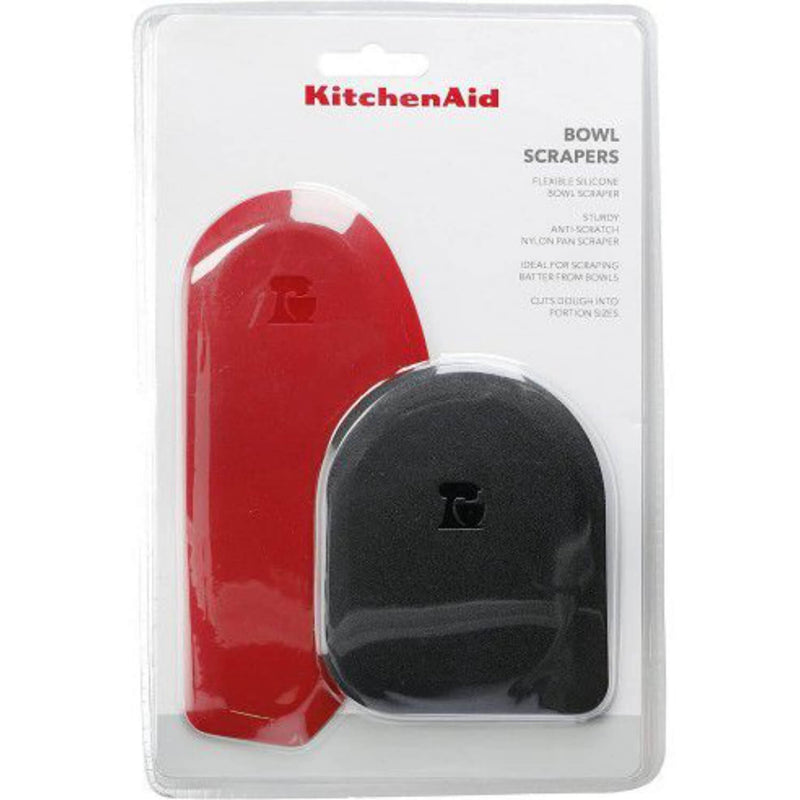 KitchenAid Silicone Bowl & Pan Scrapers - Set of 2