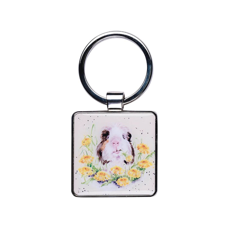 Wrendale Designs by Hannah Dale Key Ring - Dandy Day - Guinea Pig