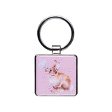 Wrendale Designs by Hannah Dale Key Ring - I Spy A Butterfly - Rabbit