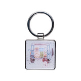 Wrendale Designs by Hannah Dale Key Ring - Paws For A Picnic - Dogs