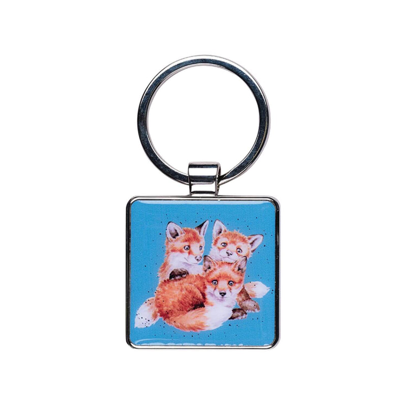 Wrendale Designs by Hannah Dale Key Ring - Snug As A Cub - Fox