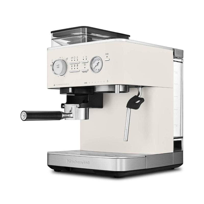 KitchenAid 5KES6551BPL Semi Automatic Espresso Machine with Burr Grinder - Porcelain