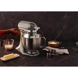 KitchenAid Artisan Plus 4.7 Litre Tilt Head Stand Mixer - Medallion Silver