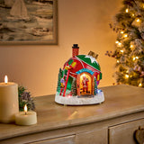 Premier Lit 22cm LED Animated Bauble House - Assorted