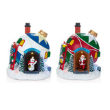 Premier Lit 22cm LED Animated Bauble House - Assorted
