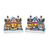 Premier Lit 25cm LED Christmas Shop Front - Assorted