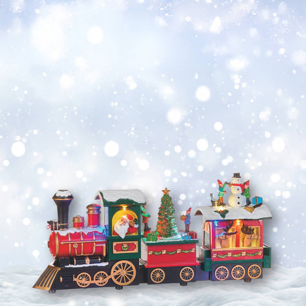 Premier Lit 38cm LED Animated Christmas Train