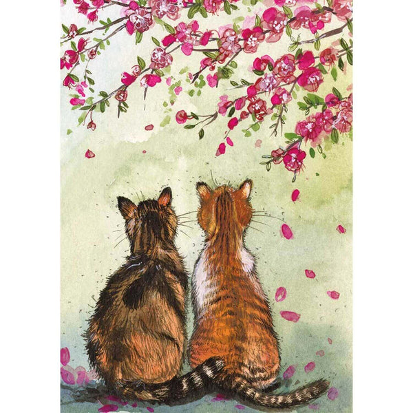 Alex Clark Large Chunky Notebook - Blossom Cats