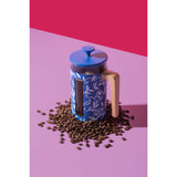 La Cafetière Pisa 8-Cup Cafetière - Blue Fiorato
