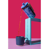 La Cafetière Pisa 8-Cup Cafetière - Blue Fiorato