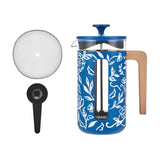 La Cafetière Pisa 8-Cup Cafetière - Blue Fiorato