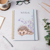 Wrendale Designs by Hannah Dale A4 Notebook - Love & Hedgehugs - Hedgehog