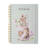 Wrendale Designs by Hannah Dale A4 Notebook - Head Clover Heels - Rabbit