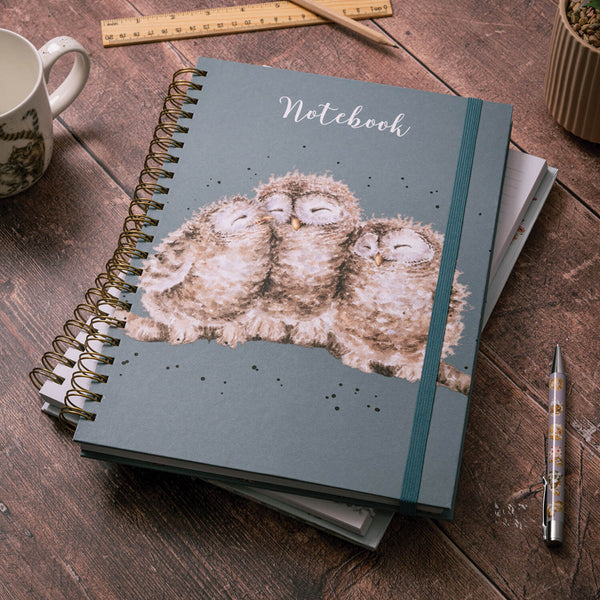 Wrendale Designs by Hannah Dale A4 Notebook - Owlets