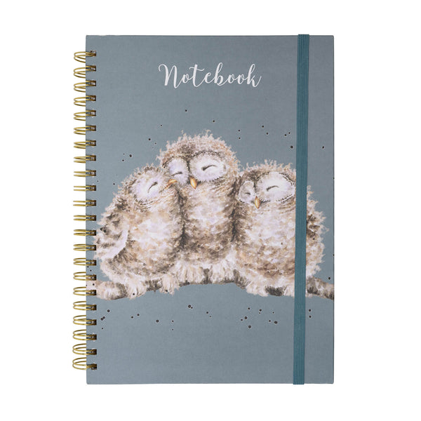Wrendale Designs by Hannah Dale A4 Notebook - Owlets
