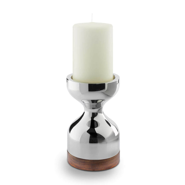 Robert Welch Limbrey Mirror Polished 18|10 Stainless Steel Candlestick - Large