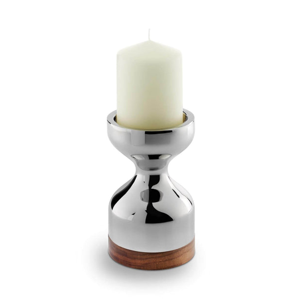 Robert Welch Limbrey Mirror Polished 18|10 Stainless Steel Candlestick - Medium
