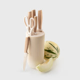 Taylor's Eye Witness Madison 6 Piece Knife Block Set - Oyster