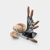 Taylor's Eye Witness Brooklyn Walnut 5 Piece Knife Block Set