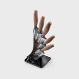 Taylor's Eye Witness Brooklyn Walnut 5 Piece Knife Block Set
