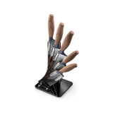 Taylor's Eye Witness Brooklyn Walnut 5 Piece Knife Block Set