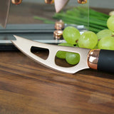 Taylor's Eye Witness Brooklyn Cheese Slate Board & Knife Set - Rose Gold