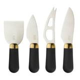 Taylor's Eye Witness 4-Piece Brooklyn Brass Cheese Knife & Slate Cheese Board Set