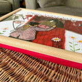 Alex Clark Lap Tray - Crazy Horse Lady
