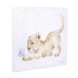 Wrendale Designs by Hannah Dale Little Wren Small Canvas - Lion