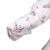 Wrendale Designs Little Wren Little Forest Printed Babygrow - 0-3 Months