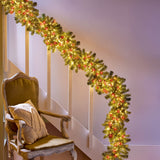 Premier ClusterBrights 25 Metre 2000 LED Multi Action Lights - Red And Warm White