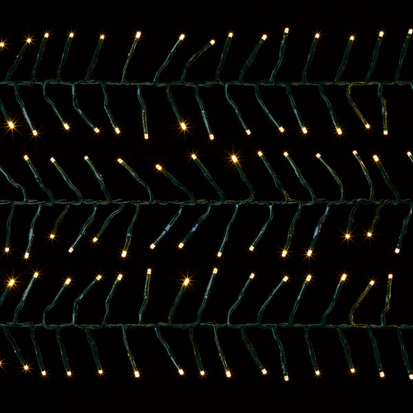 Premier Christmas Cluster Brights 18.5 Metre 1440 LED Multi Action Lights With Timer - Warm White