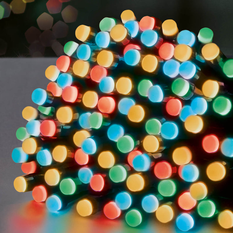 Premier Christmas Berry Brights 9 Metre 360 LED Lights - Multi-Coloured