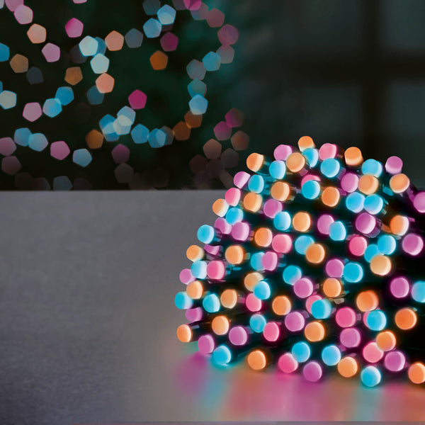 Premier Christmas Berry Brights 9 Metre 360 LED Lights - Rainbow