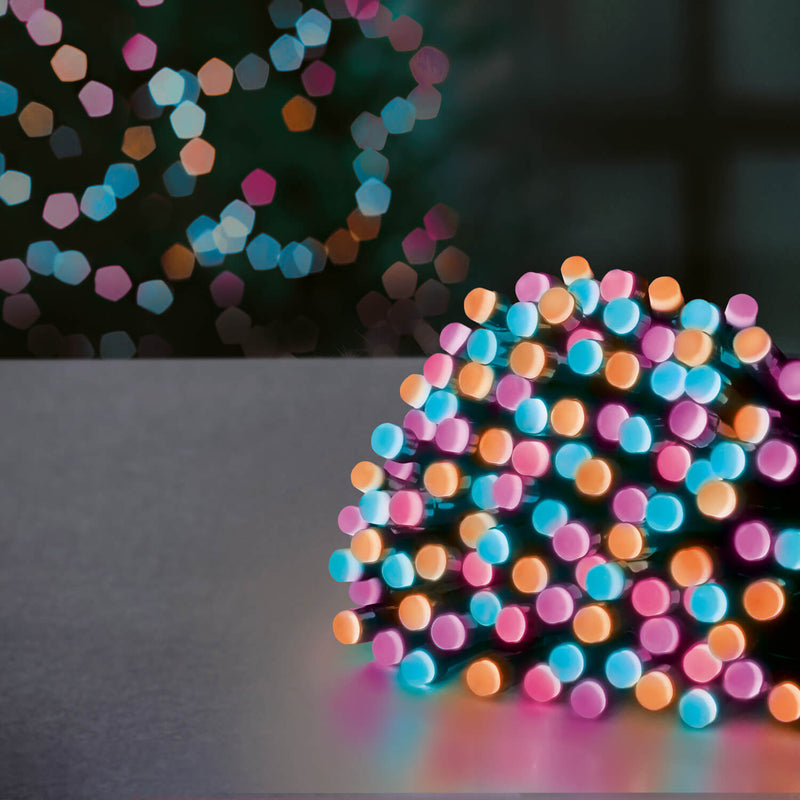 Premier Christmas Berry Brights 9 Metre 360 LED Lights - Rainbow