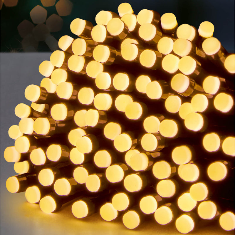 Premier Christmas Berry Brights 9 Metre 360 LED Lights - Warm White