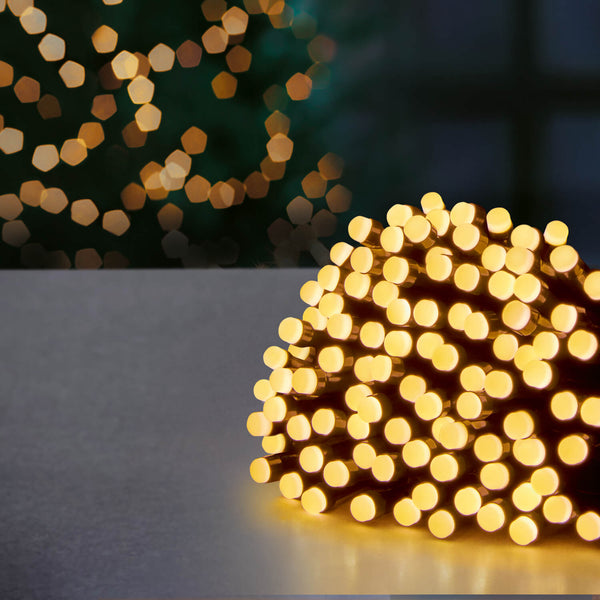 Premier Christmas Berry Brights 9 Metre 360 LED Lights - Warm White