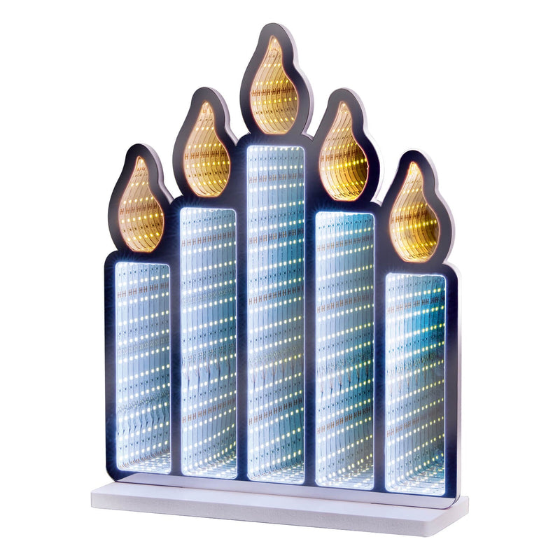 Premier Flickering Candlebridge LED Infinity Mirror - 40cm