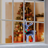 Premier 59.5cm LED Infinity Mirror - Reindeer With Scarf