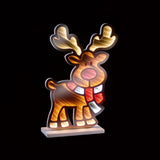 Premier 40cm LED Infinity Mirror - Rudolph With Scarf