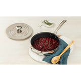 Le Creuset 3-Ply Stainless Steel Non-Stick Chefs Pan With Lid - 24cm