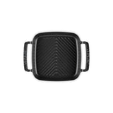 Le Creuset Cast Iron BBQ Outdoor 26cm Square Grill - Satin Black