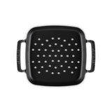 Le Creuset Cast Iron BBQ Outdoor 30cm Square Grilling Basket - Satin Black