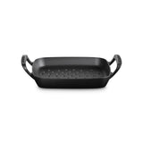 Le Creuset Cast Iron BBQ Outdoor 30cm Square Grilling Basket - Satin Black