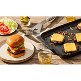 Le Creuset Cast Iron BBQ Outdoor 40cm Rectangular Griddle - Satin Black