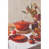 Le Creuset Signature Cast Iron 20cm Round Casserole - Cayenne