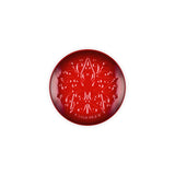 Le Creuset L'Etoile Christmas 19cm Stoneware Plate - Cerise