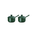 Le Creuset Serenity Collection Set of 2 Stoneware Condiment Pots with Spoons - Foret
