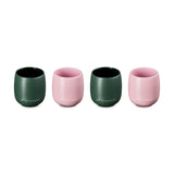 Le Creuset Serenity Collection Set of 4 Stoneware Tumblers - Foret & Sugar Pink